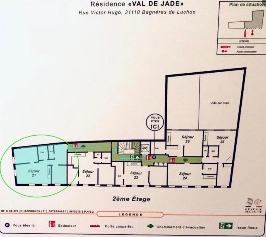 Bagneres De Luchon, Residence Val De Jade, Beau T3 Meuble, Plein Centre, Pour 4 Ou 6 Personnes Kültér fotó
